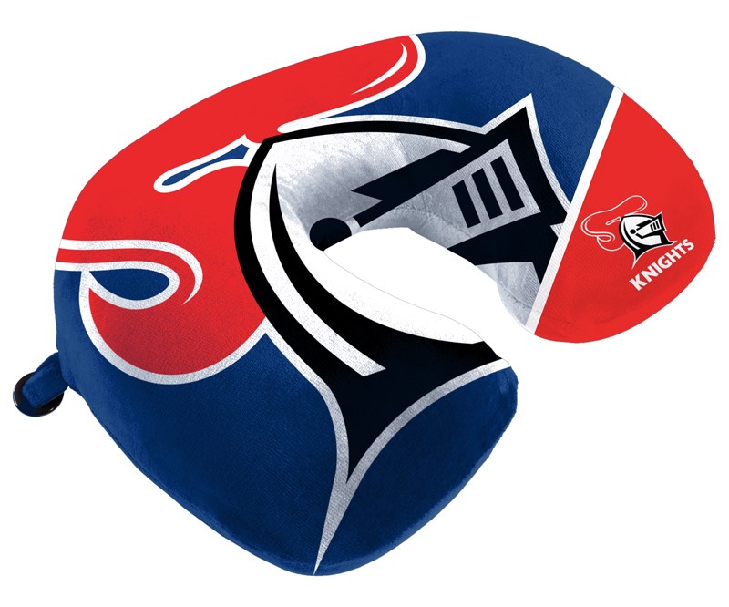 NRL Newcastle Knights Travel Pillow