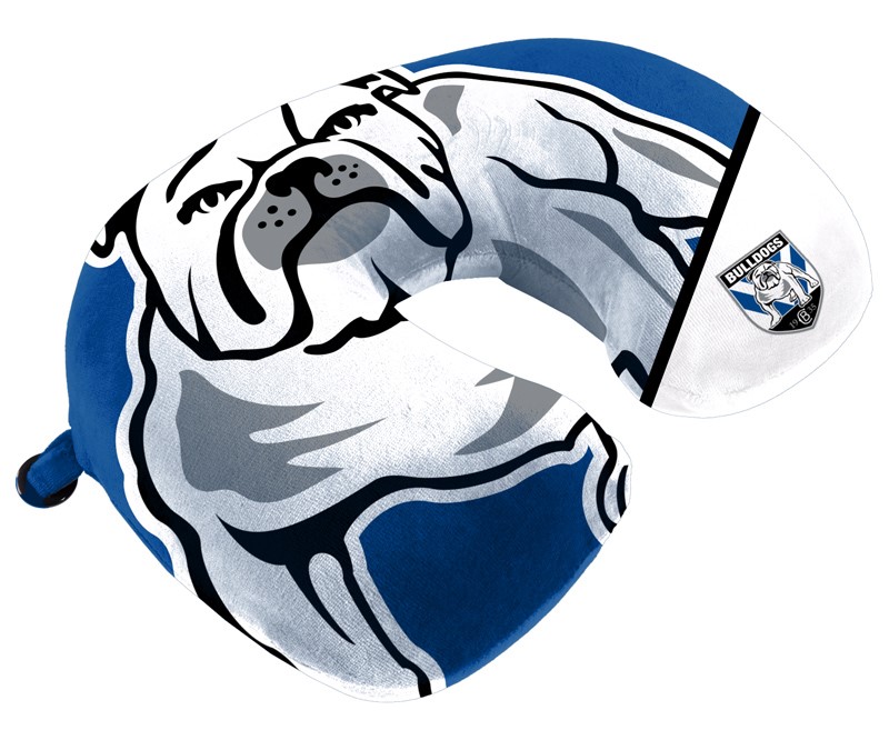 NRL Canterbury-Bankstown Bulldogs Travel Pillow