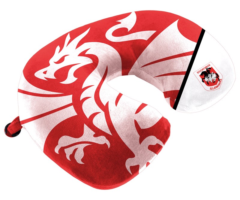 NRL St. George Illawarra Dragons Travel Pillow