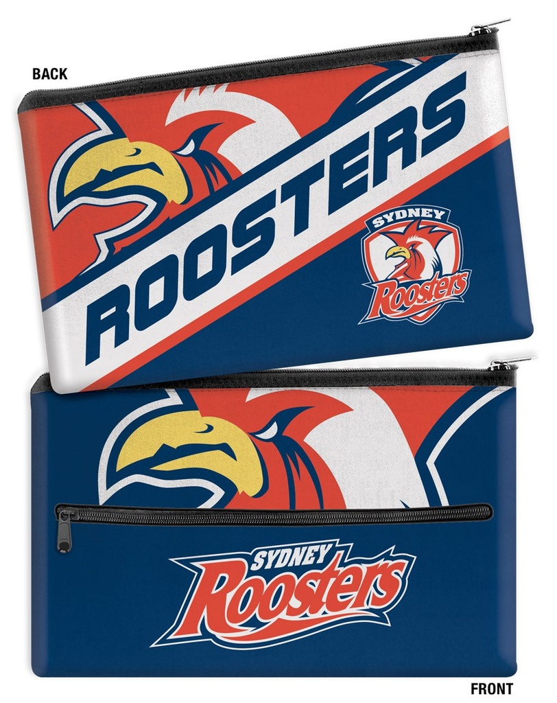 NRL Sydney Roosters Large Neoprene Pencil Case