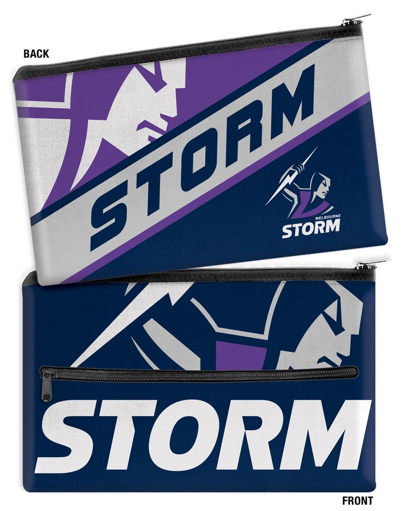 NRL Melbourne Storm Large Neoprene Pencil Case