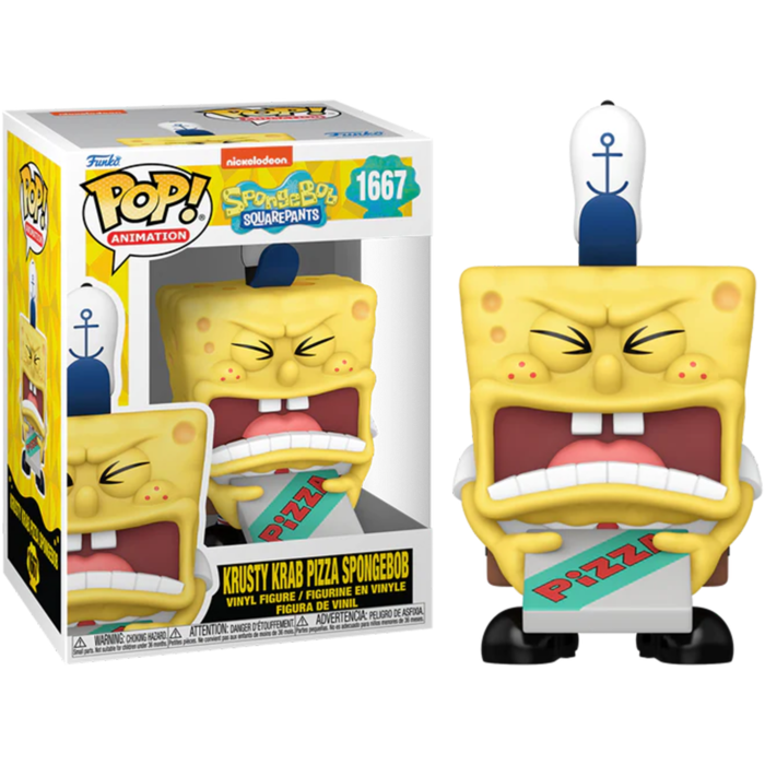 SpongeBob SqaurePants - Krusty Krab Pizza SpongeBob 25th Anniversary Funko Pop! Vinyl Figure