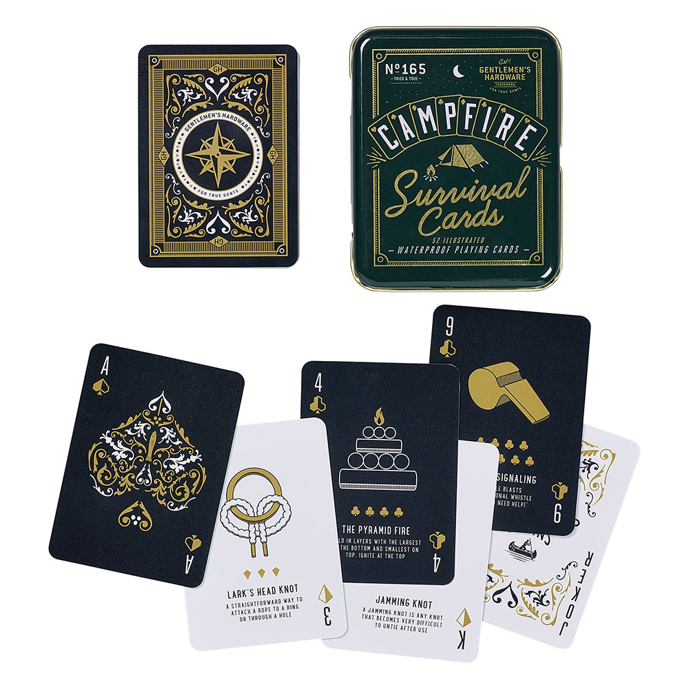 Campfire Survival Cards - Gentlemen's Hardware
