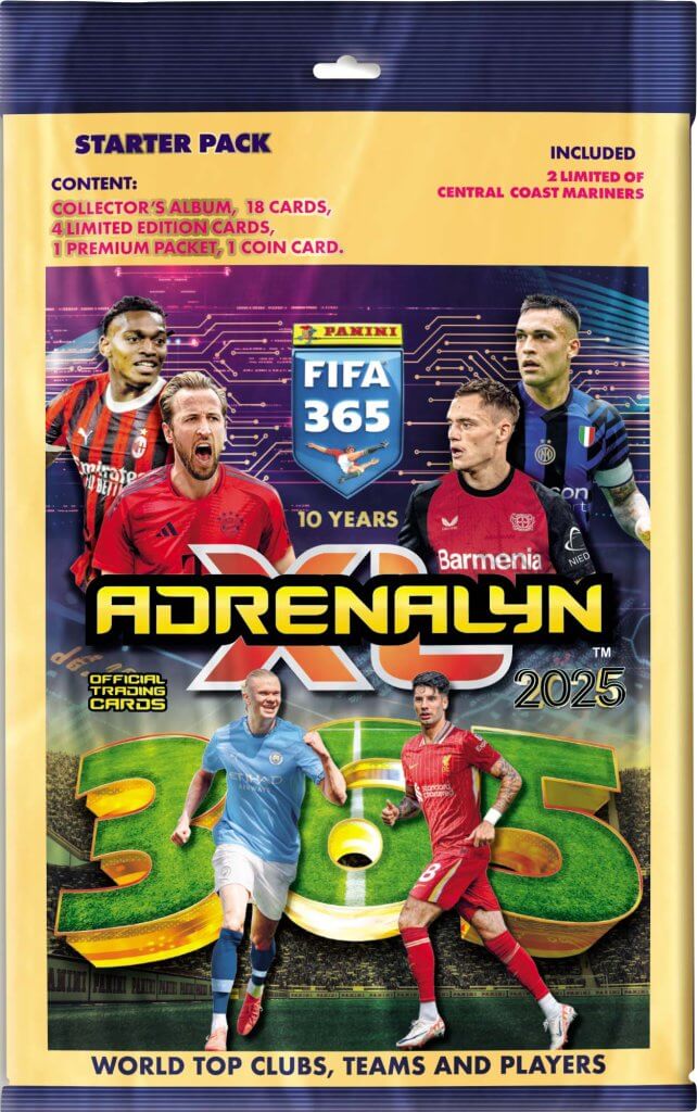 Panini FIFA 365 Adrenalyn XL 2025 Soccer Starter Pack