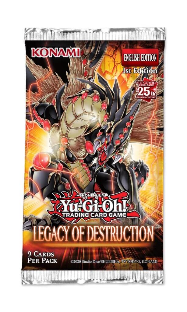 Yu-Gi-Oh! Trading Card Game - Legacy of Destruction - 9 x Card Booster