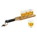 [GEN149AU] Serving Paddle & Shot Glasses - Gentlemen's Hardware