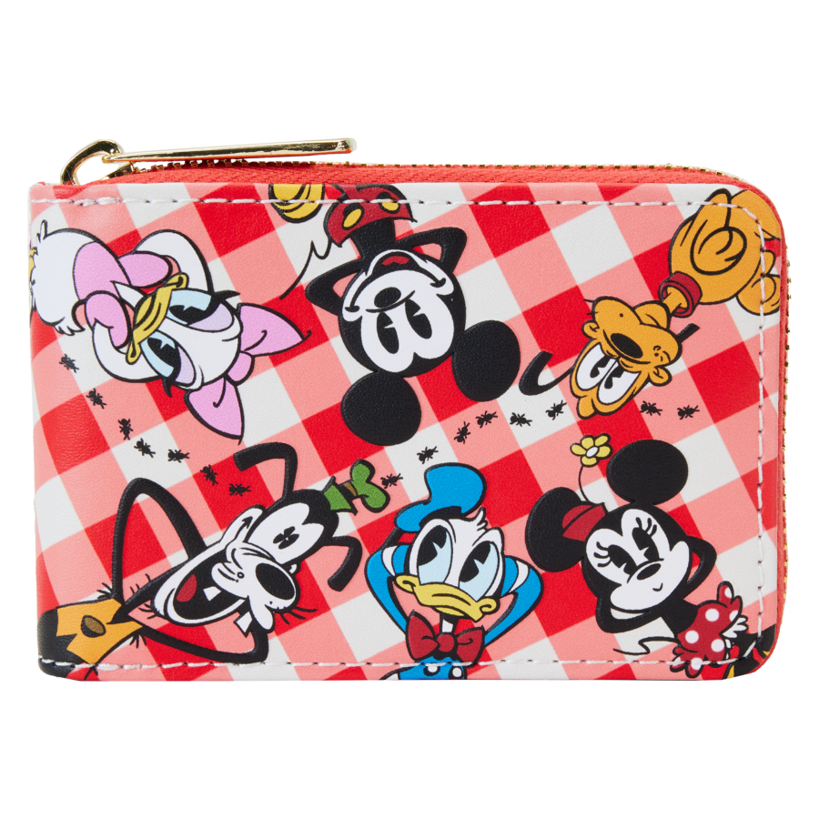 Mickey & Friends Picnic Loungefly Accordion Wallet