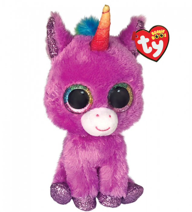 Rosette the Purple Unicorn - Ty Beanie Boos Regular