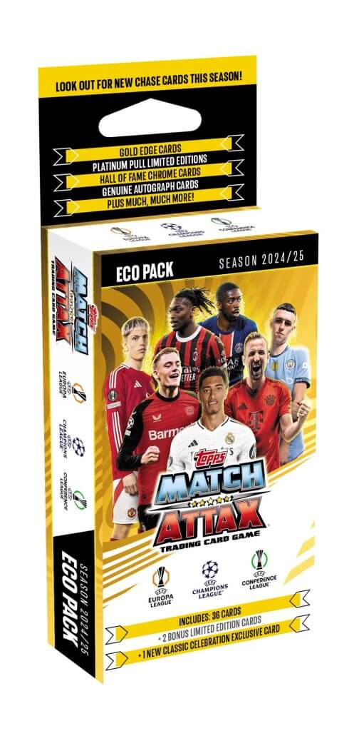 Topps Match Attax UEFA Champions League 2024/2025 Edition Hanger Box Eco Pack