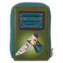 Halloween - Michael Myers Pumpkin Glow Accordion Zip Around Wallet - Loungefly