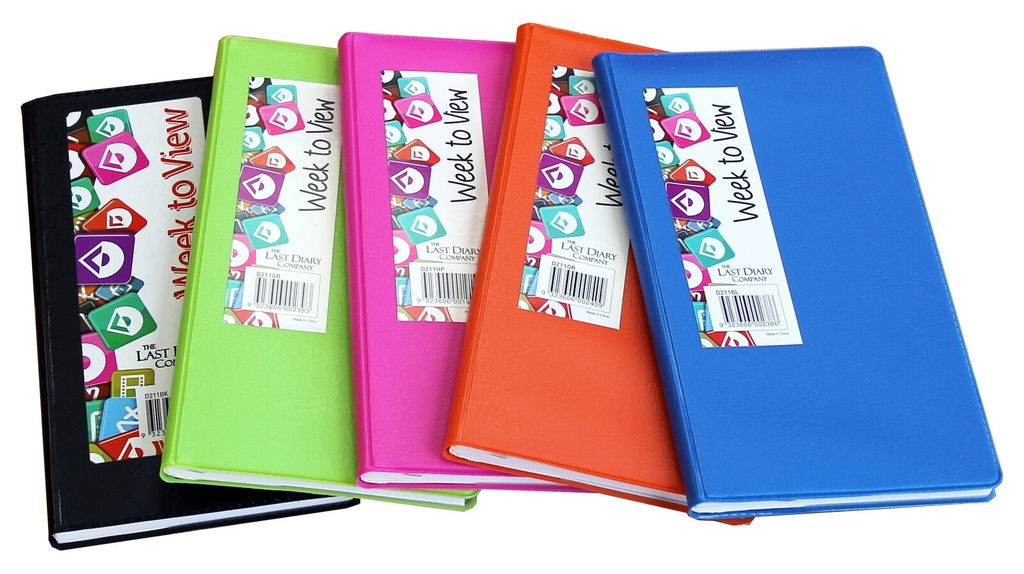 2025 WTV Medium Pocket Diary - Assorted Colours