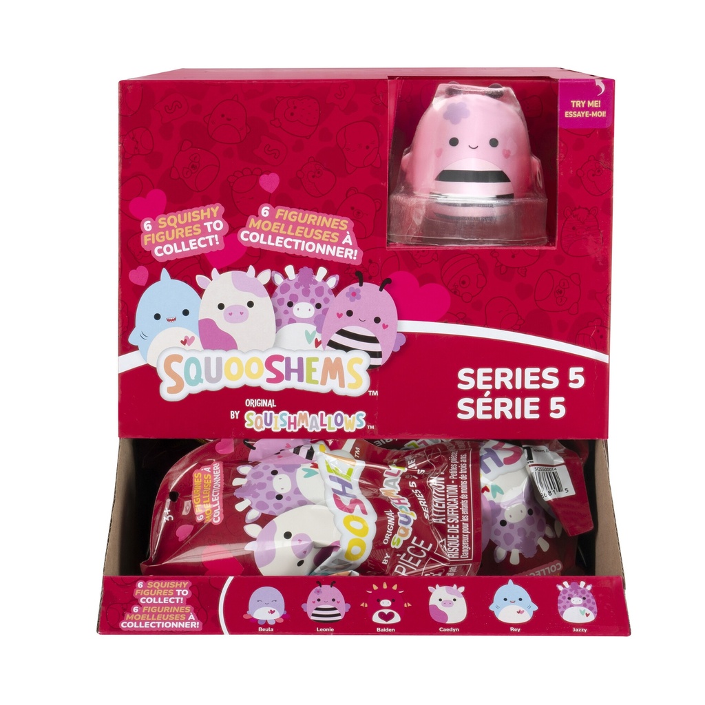 Squishmallows Squooshems Valentine 2.5 Inch Mystery Pack