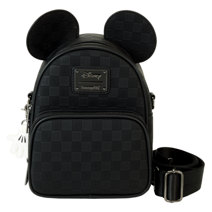 Disney Mickey Mouse Ears Evergreen Loungefly Convertible Crossbody Bag