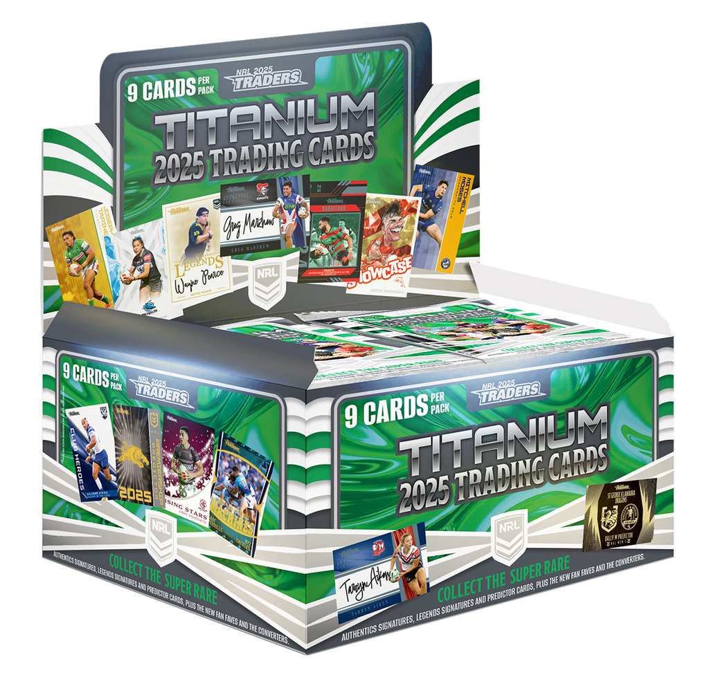 2025 NRL Traders Titanium Trading Cards Sealed Box