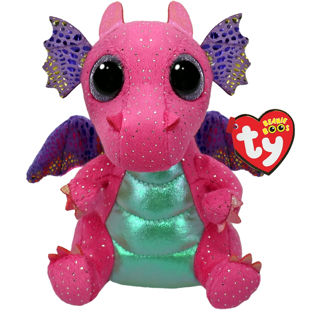 Spitfire the Pink Dragon Ty Beanie Boos Regular