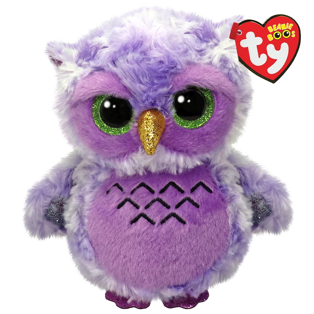 Owlivia the Purple Owl Ty Beanie Boos Regular