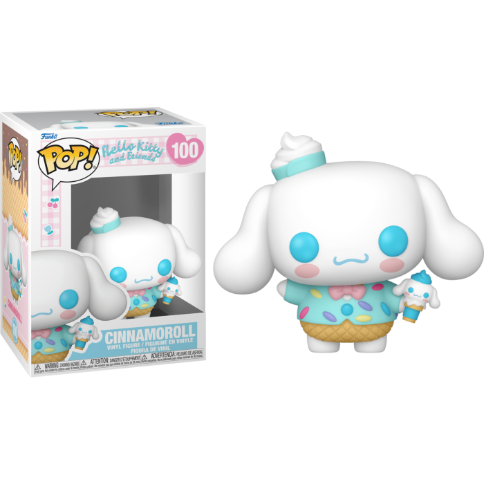 Hello Kitty and Friends - Cinnamoroll with Ice Cream Cone Funko Pop! Vinyl Figure