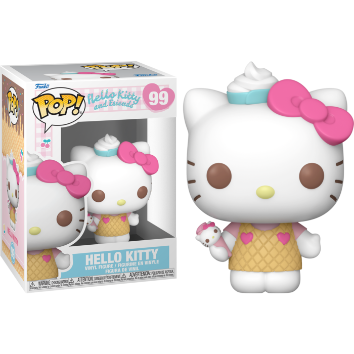 Hello Kitty and Friends - Hello Kitty with Ice Cream Cone Funko Pop! Vinyl Figure