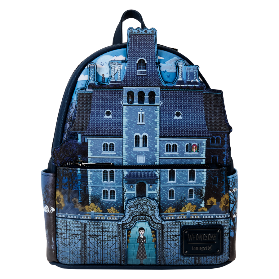 Wednesday - Nevermore Academy (Glow in the Dark) Loungefly Mini Backpack