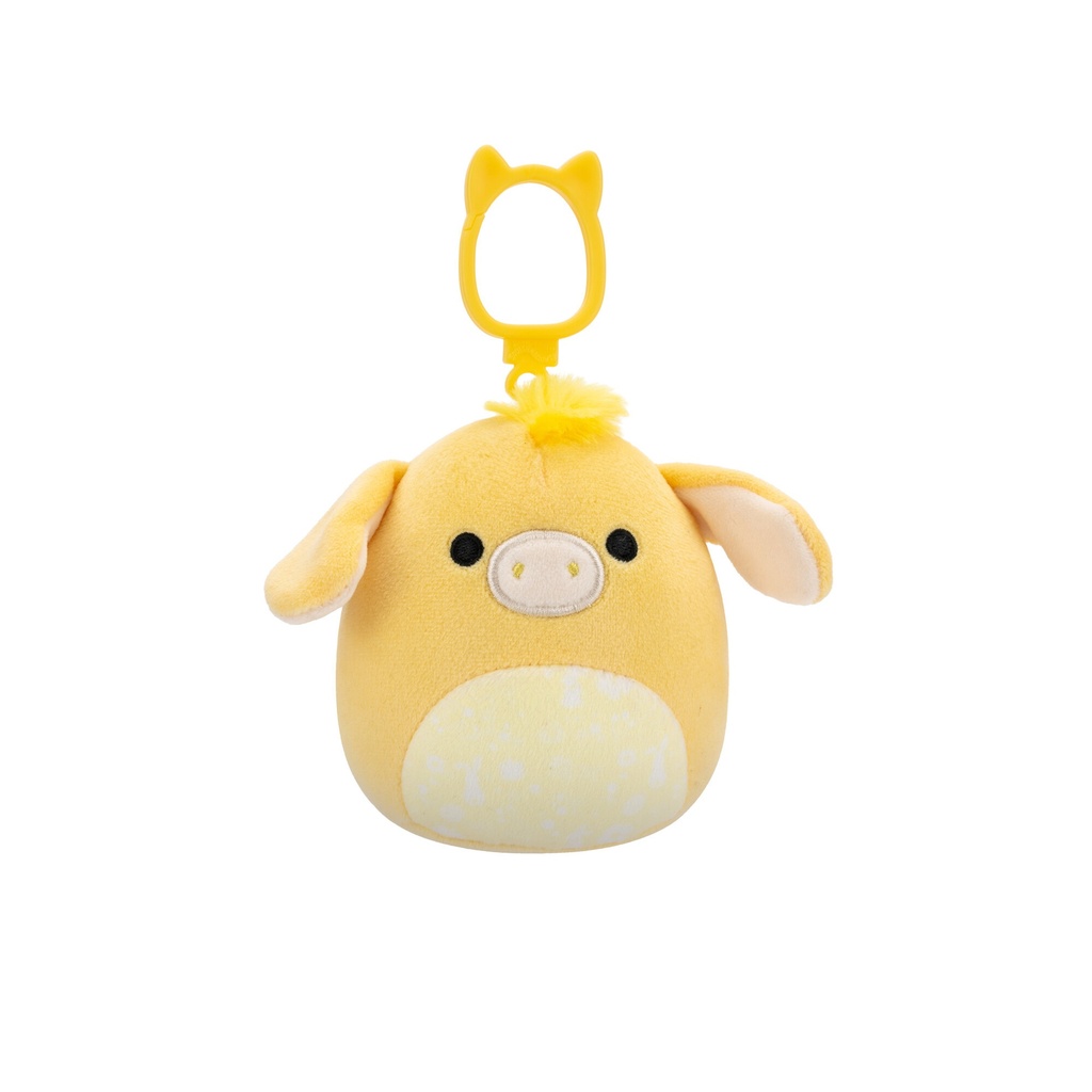 Gavyn the Yellow Donkey 3.5 Inch Squishmallows Clips Easter 2025
