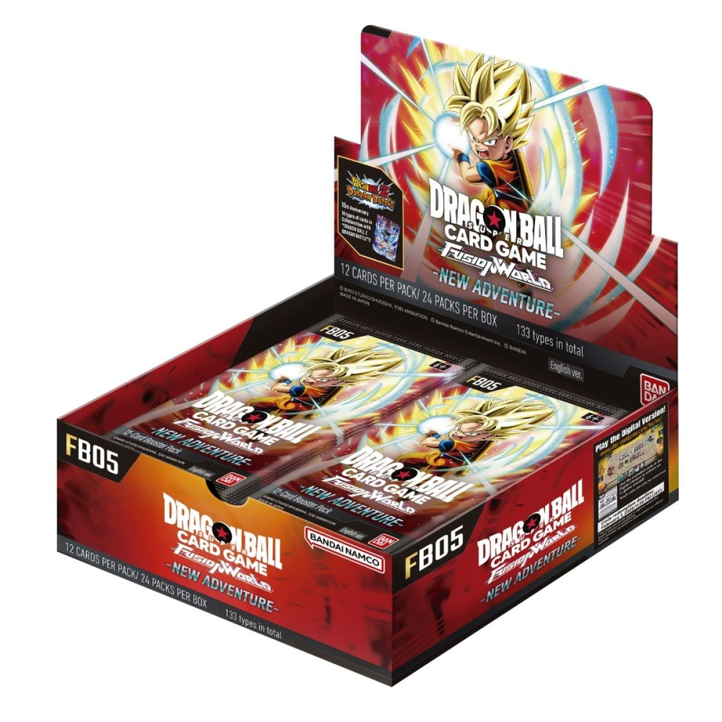 Dragon Ball Super Card Game: Fusion World  New Adventure [FB05] Sealed Booster Box