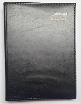 2025-2026 Financial Year Diary - Cumberland Norwich A5 Day-To-A-Page (DTP) Black