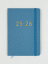 2025-2026 Financial Year Diary - A5 Week-To-View (WTV) Blue