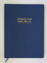 2025-2026 Financial Year Diary - A4 Week-To-View (WTV) Oxford Blue