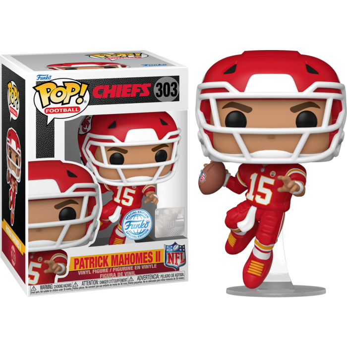 NFL: Chiefs - Patrick Mahomes II (Leaping) Funko Pop! Vinyl Figure #303