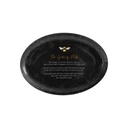 Beeutiful Bee's Giving Plate - Black Oval