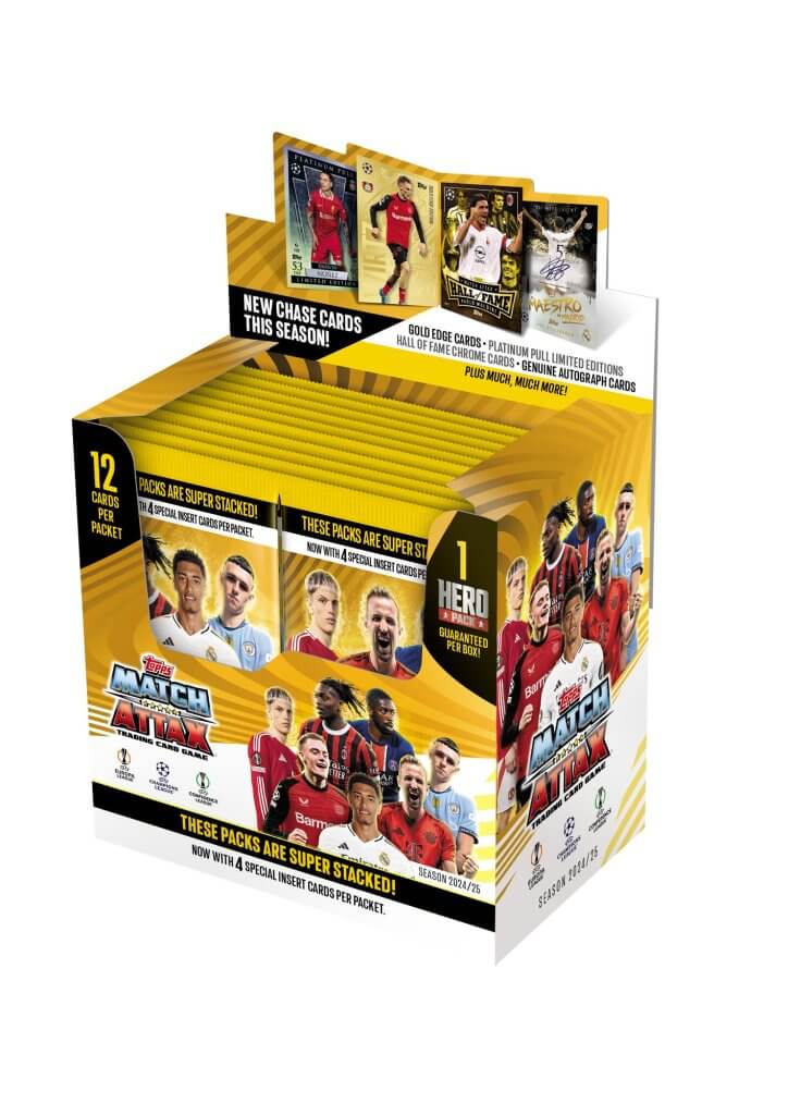 Match Attax UEFA Champions League 2024/2025 Edition Trading Card Sealed Box
