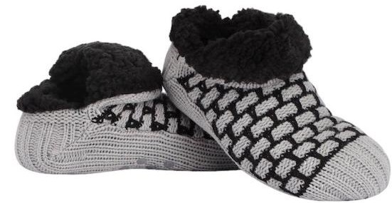 Slumbies Mens Waffle Sock Sizes 7-12 Grey