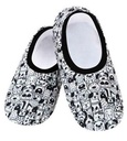 Slumbies Womens Skinnies Large Black and White Dogs