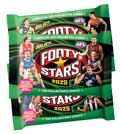 2025 AFL Select Footy Stars Trading Cards Booster Pack