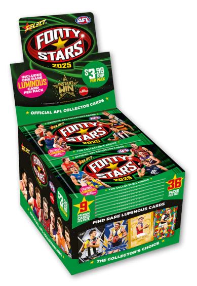 2025 AFL Select Footy Stars Trading Cards Sealed Box