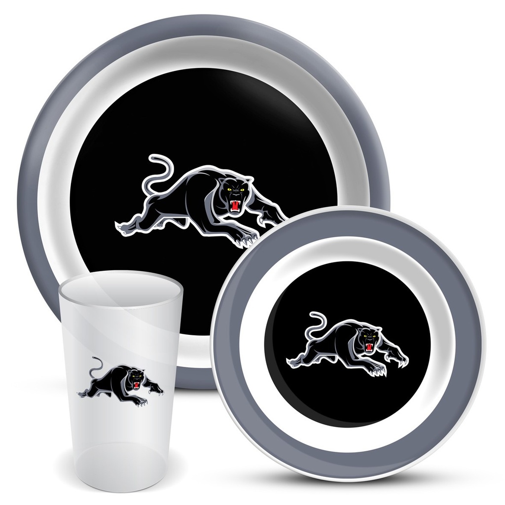 NRL Penrith Panthers 3-Piece Dinner Set