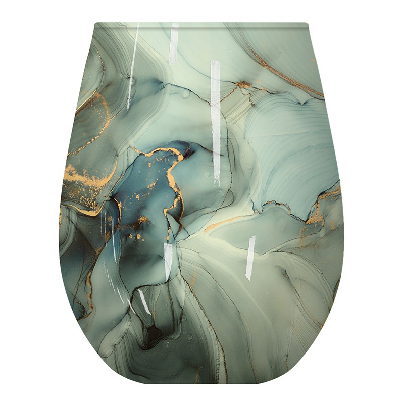 Bergamot 380g Scented Soy Candle in Seafoam - Lily & Mae