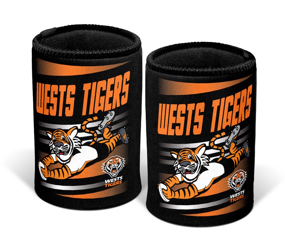 NRL Wests Tigers Retro Can Cooler