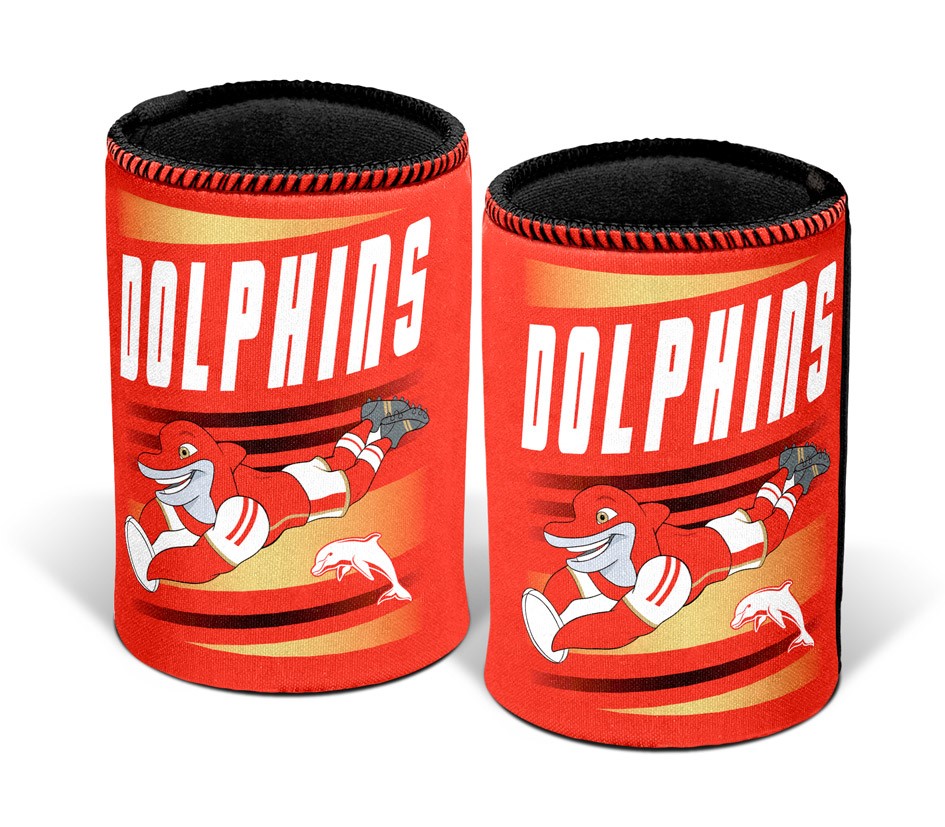 NRL Dolphins Retro Can Cooler
