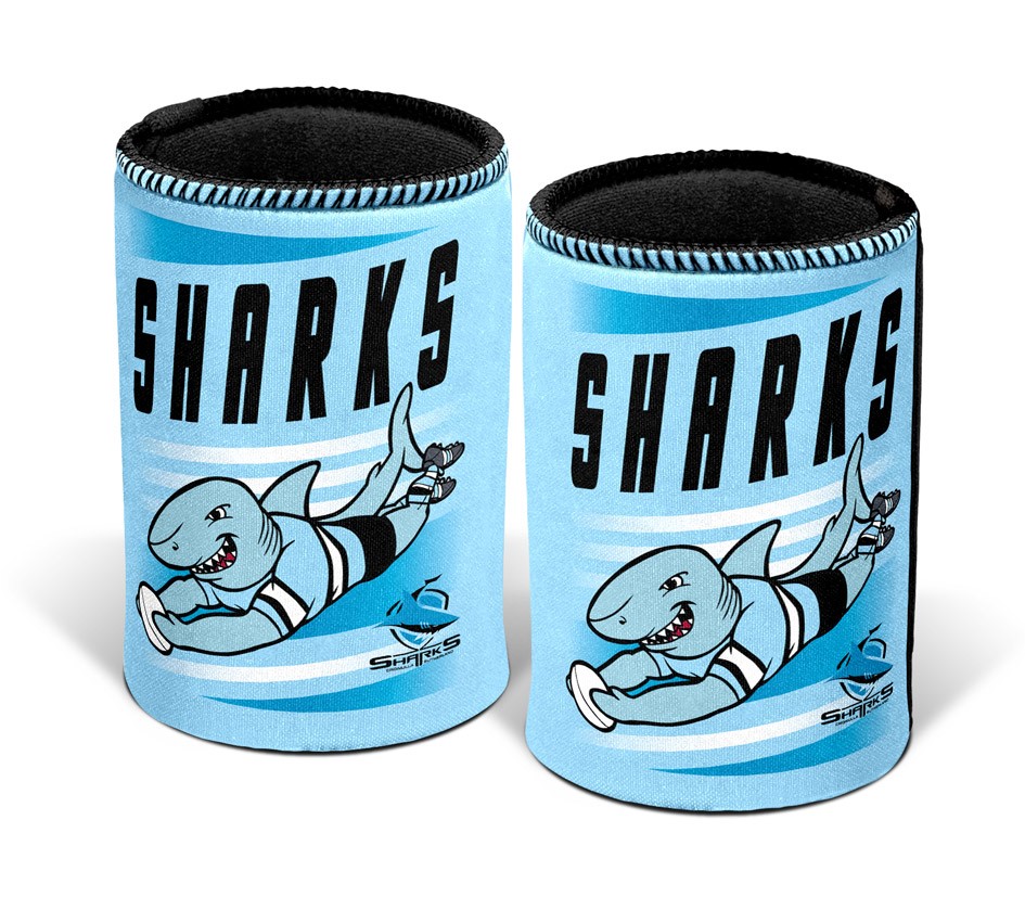 NRL Cronulla-Sutherland Sharks Retro Can Cooler