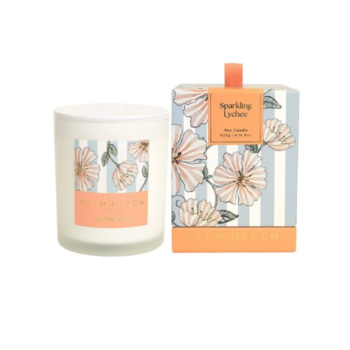 Sparkling Lychee - Standard Candle - Palm Beach Collection