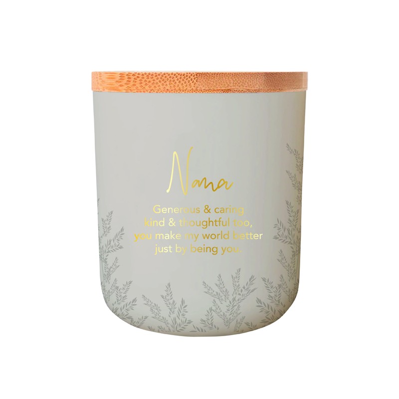 Nana Sentiment Soy Candle (Coconut & Sea Salt) - Lily & Mae