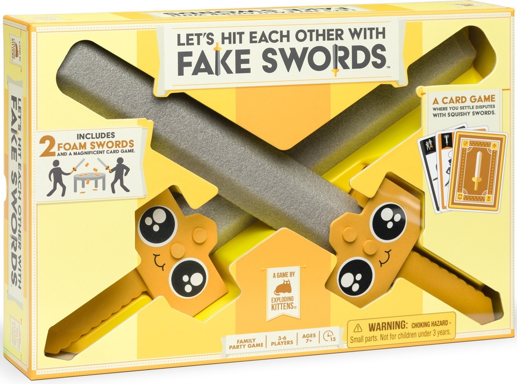 Let's Hit Each Other With Fake Swords Game - By Exploding Kittens