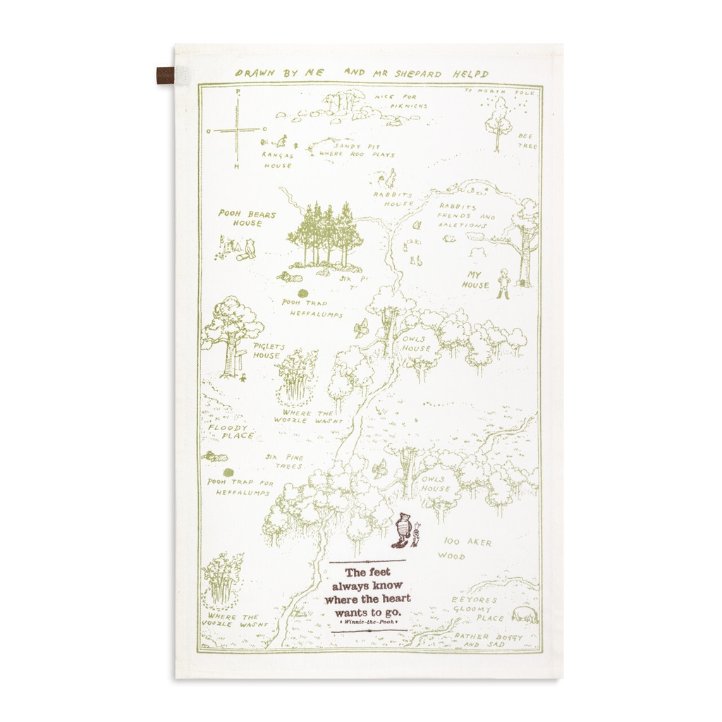Winnie The Pooh Everyday Collection - Where The Heart Goes Kitchen Towel