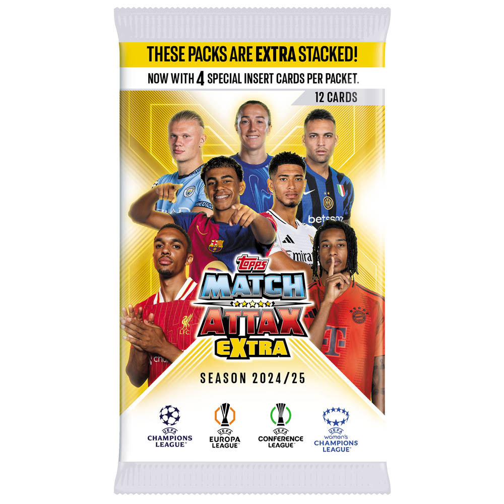 Topps Match Attax EXTRA UEFA Champions League 2024/2025 Booster Pack