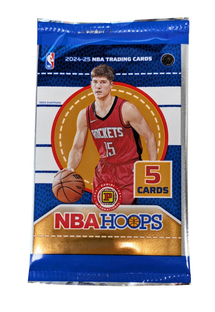 Panini Hoops 2024-2025 NBA Basketball Trading Card Gravity Pack (x5 Cards)