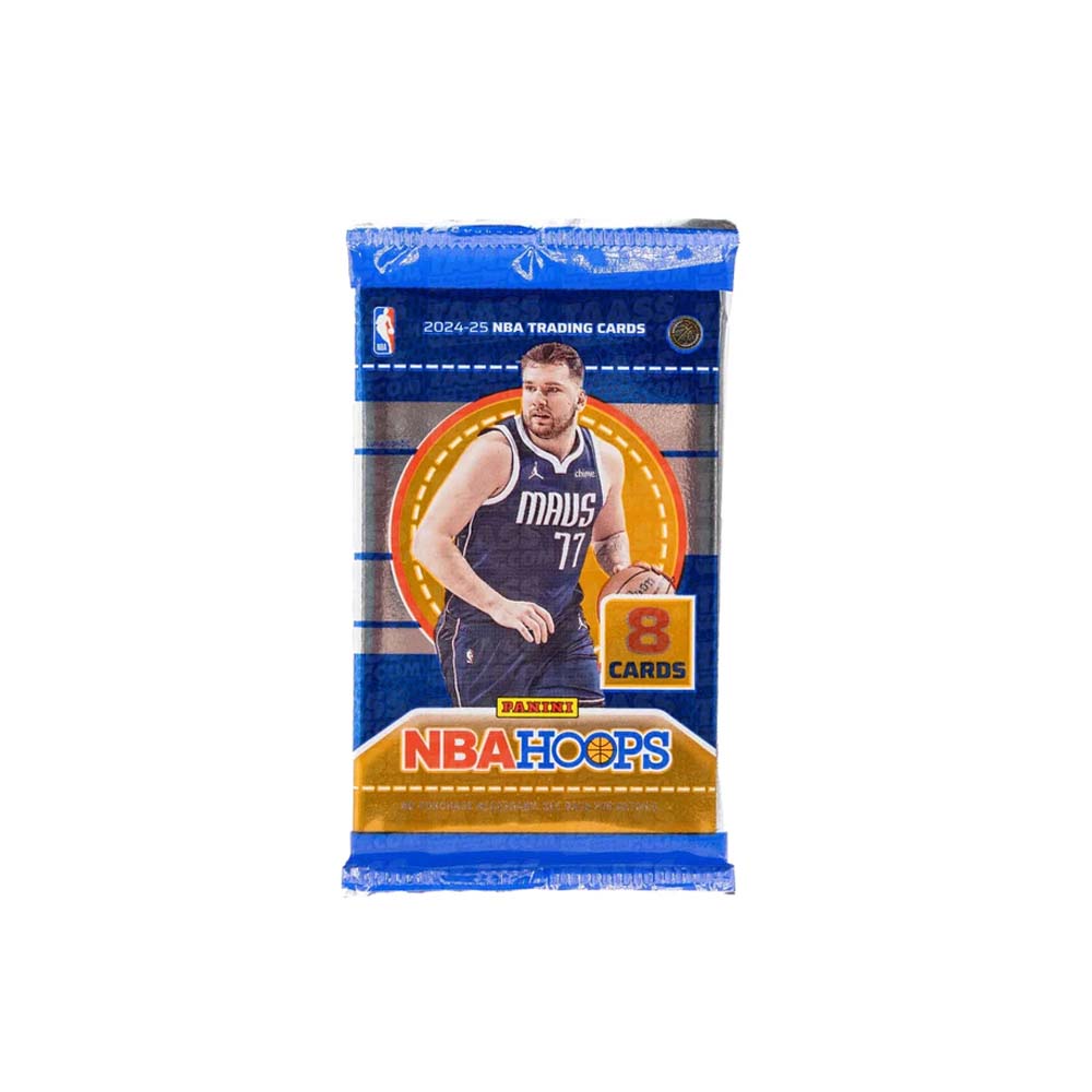 Panini Hoops 2024-2025 NBA Basketball Trading Card Booster Pack (x8 Cards)