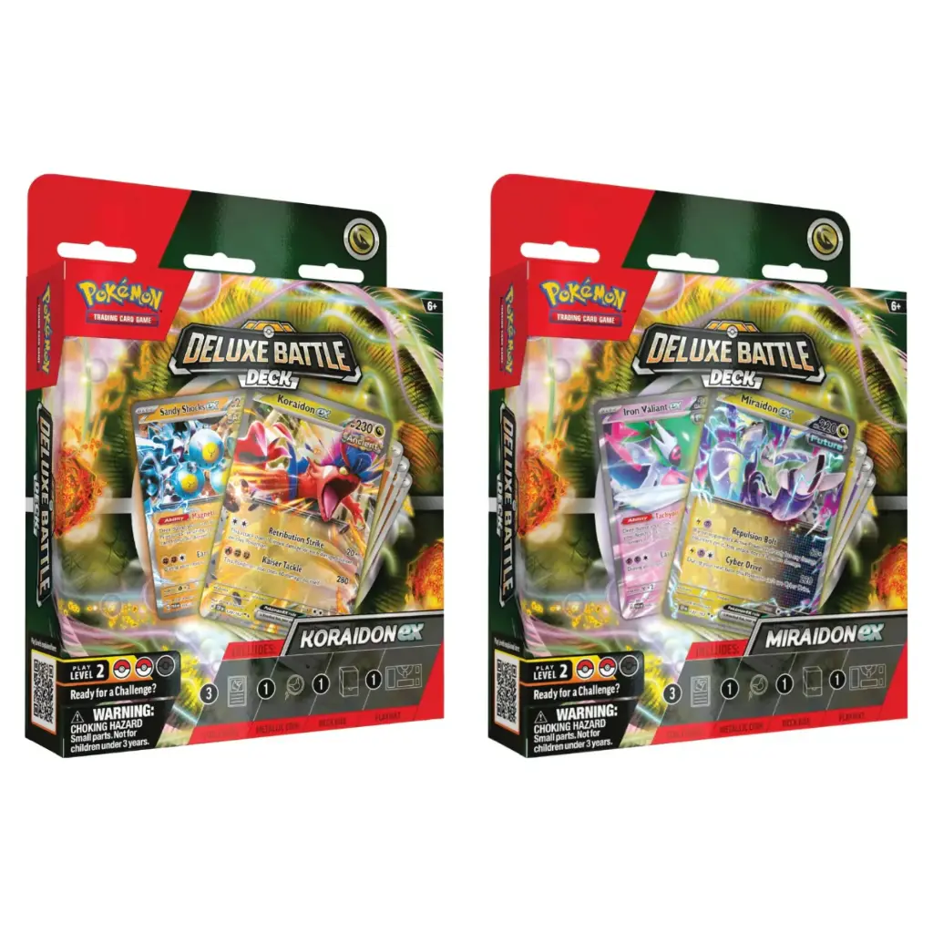 Pokémon TCG: Miraidon ex / Koraidon ex Deluxe Battle Deck