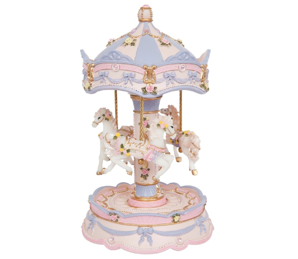 The Russell Collection - Resin Carousel - Musical Luna