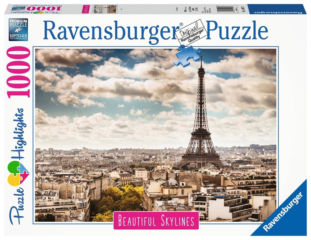 Paris 1000pc Puzzle - Ravensburger
